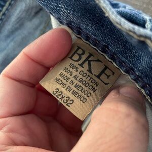 BKE Women's Boot Cut Jeans - Dark Blue